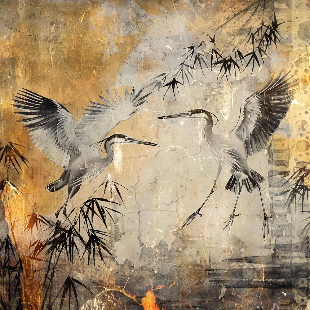 Bird Birds Animal Vintage Art Illustration Wallart 25