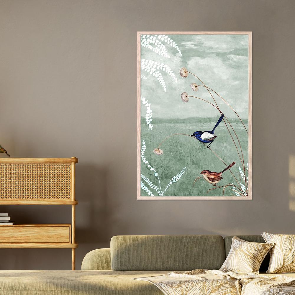 Birds in a Serene Meadow - Image 7