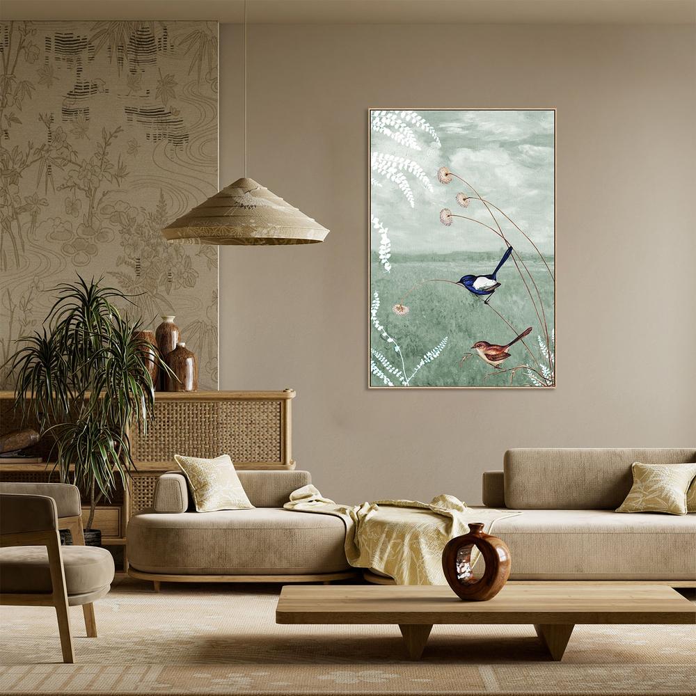 Birds in a Serene Meadow - Image 9