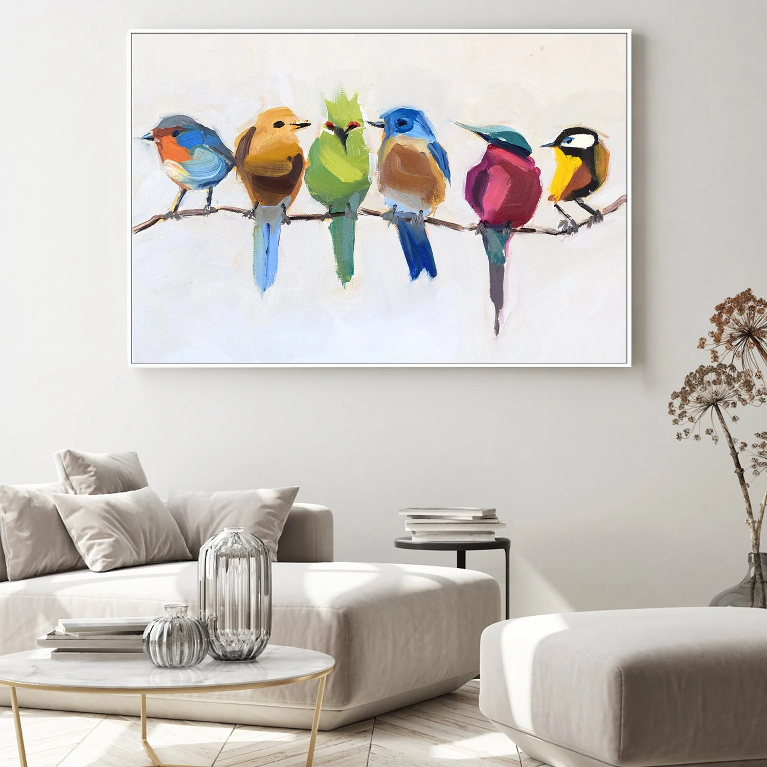 Birds On a Branch - Image 2
