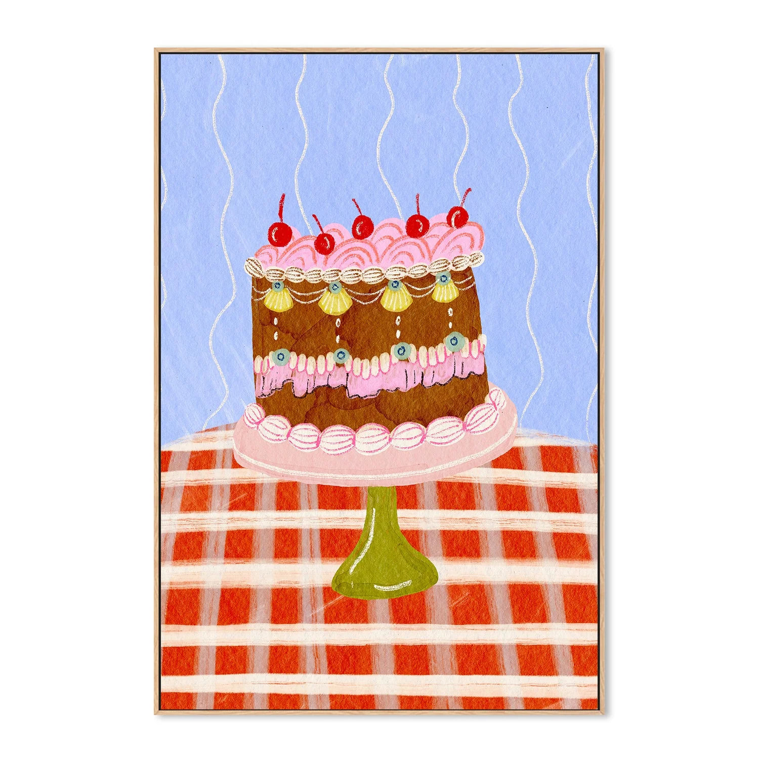 Birthday Cake And Cherries - Image 4