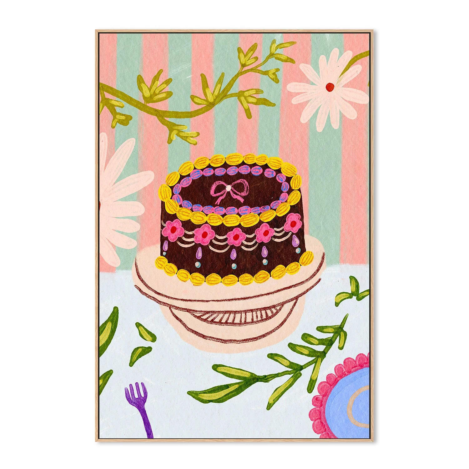 Birthday Cake And Flowers - Image 4