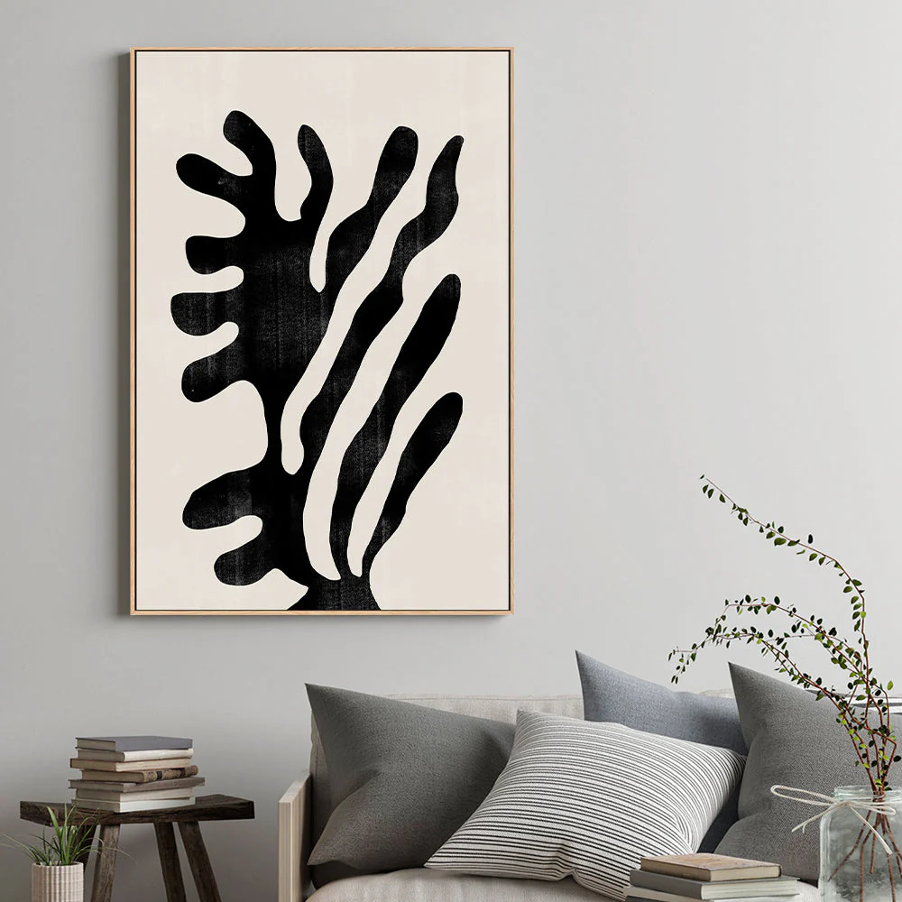 Black Abstract Coral - Image 2