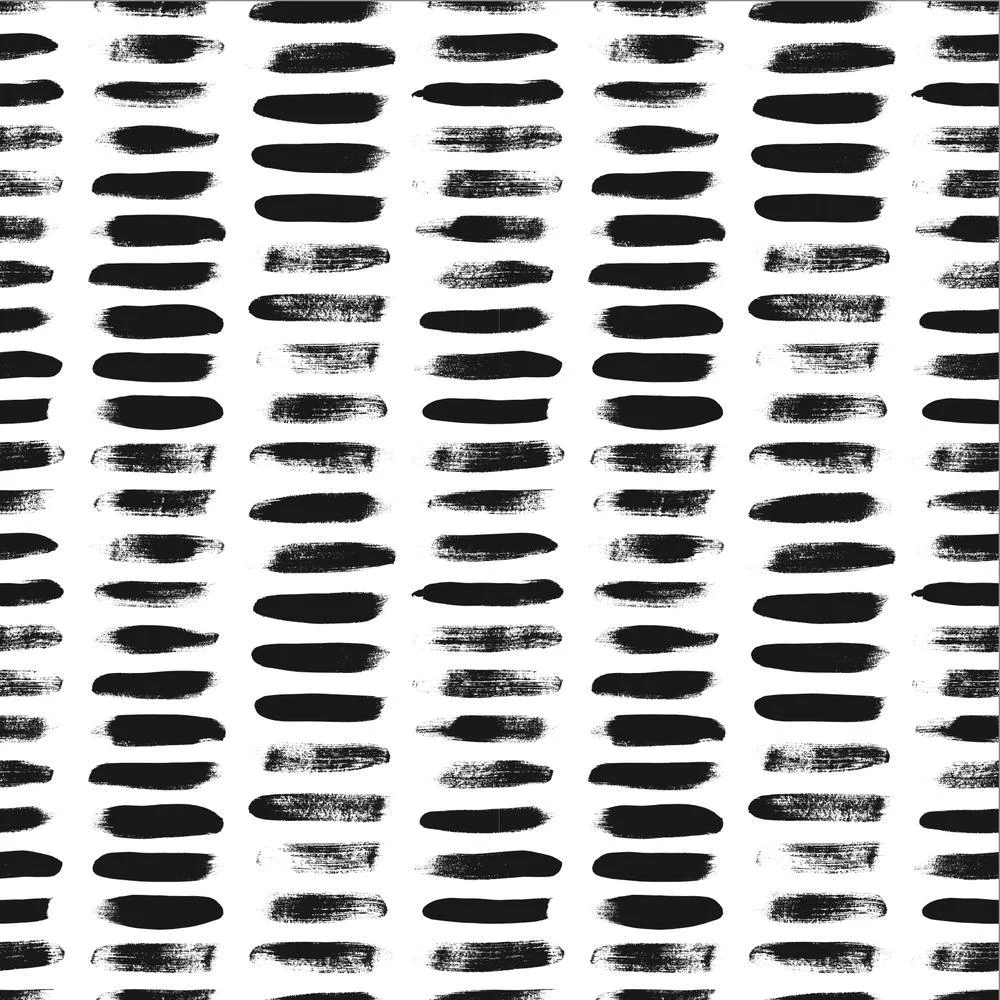 Black And White Dash, Style B  Wallpaper