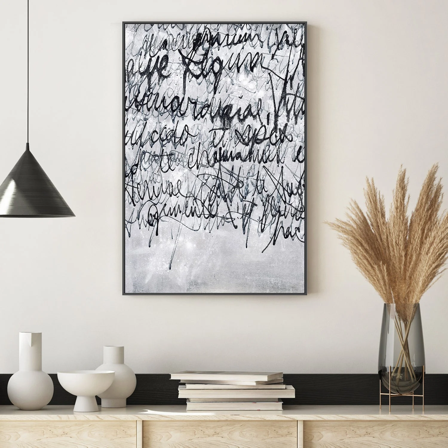 Black Script With Border - Image 2