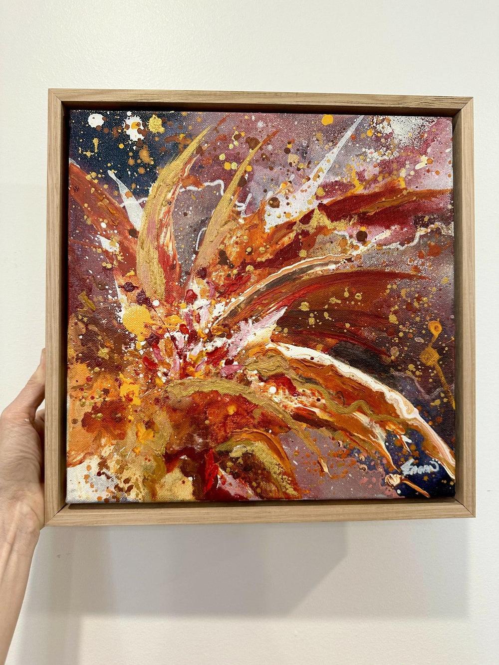Blaze 3, Original Hand-Painted Canvas By Teagan Watts - Image 5