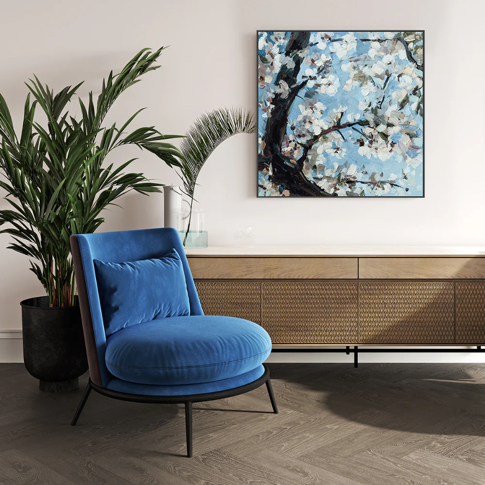 Blossoming Cherry Blossom Tree , Hand-painted Canvas - Image 7