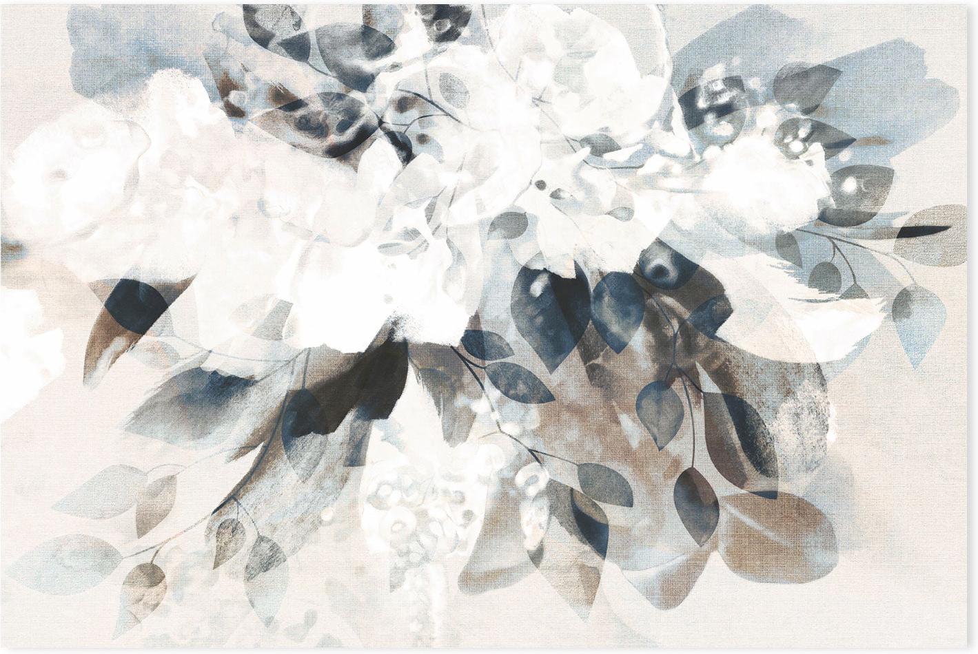 Blue Abstract Bouquet