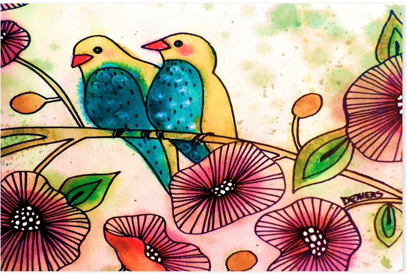 Blue Belly Birds