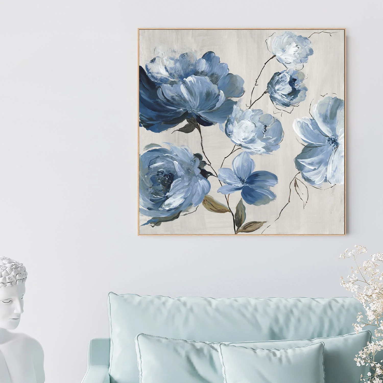 Blue Florals Cascade - Image 2