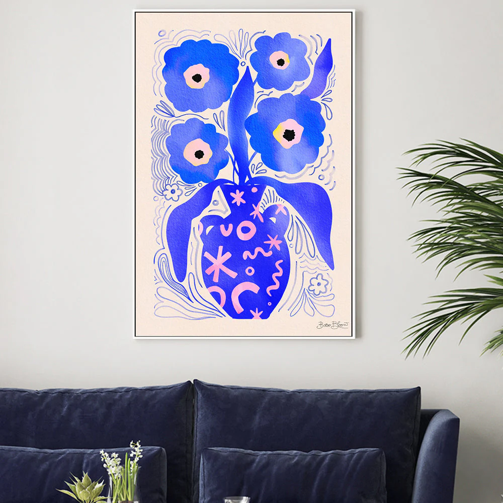 Blue Flowers Matisse Homage - Image 2