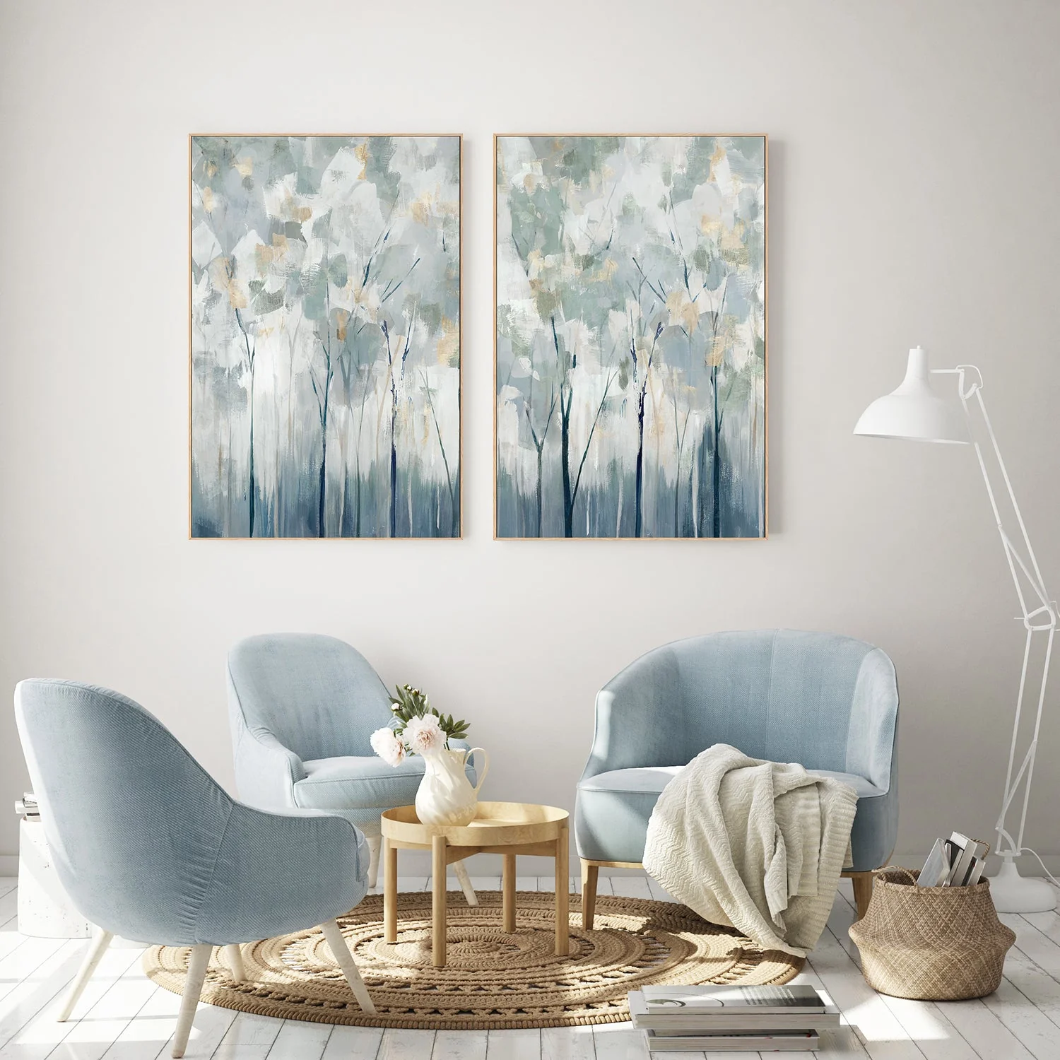 Blue Forest Adventure, Style A & B, Set Of 2 - Image 7