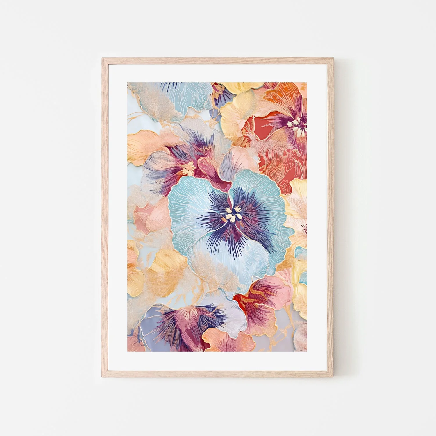 Blue Pansies - Image 6
