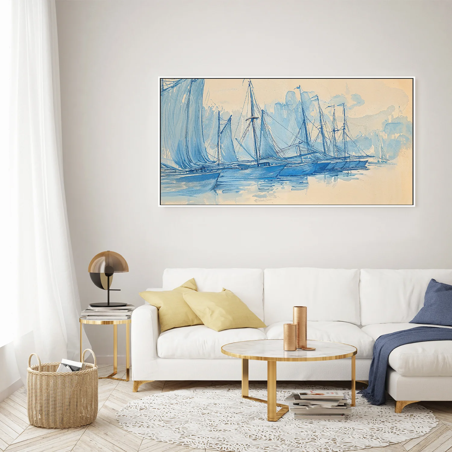 Blue Sailboats - Image 7