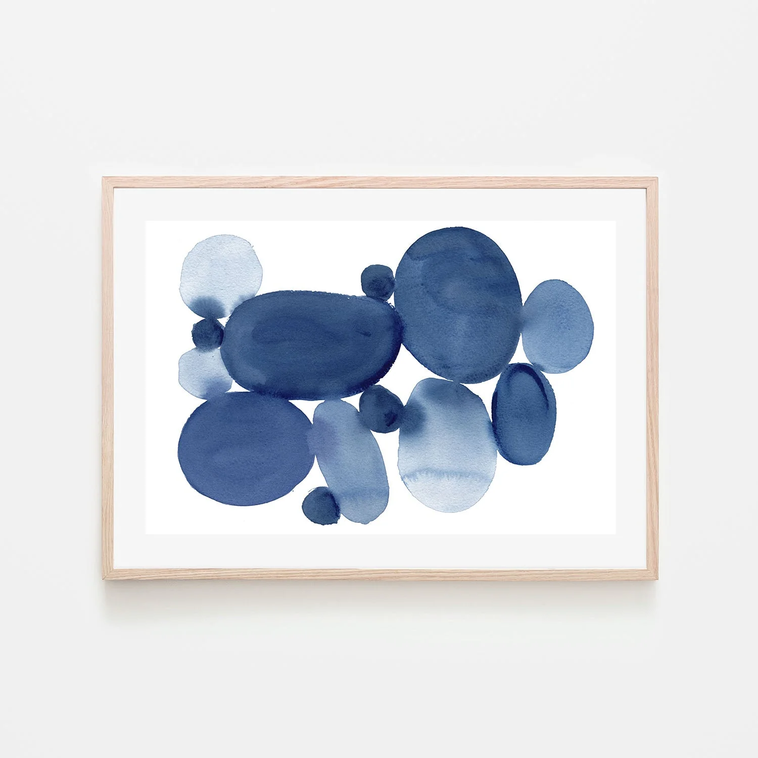 Blue Watercolor Stones, Style A - Image 6