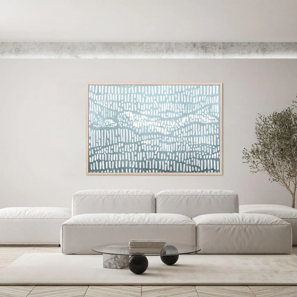 Blue Wavy Abstract - Image 8