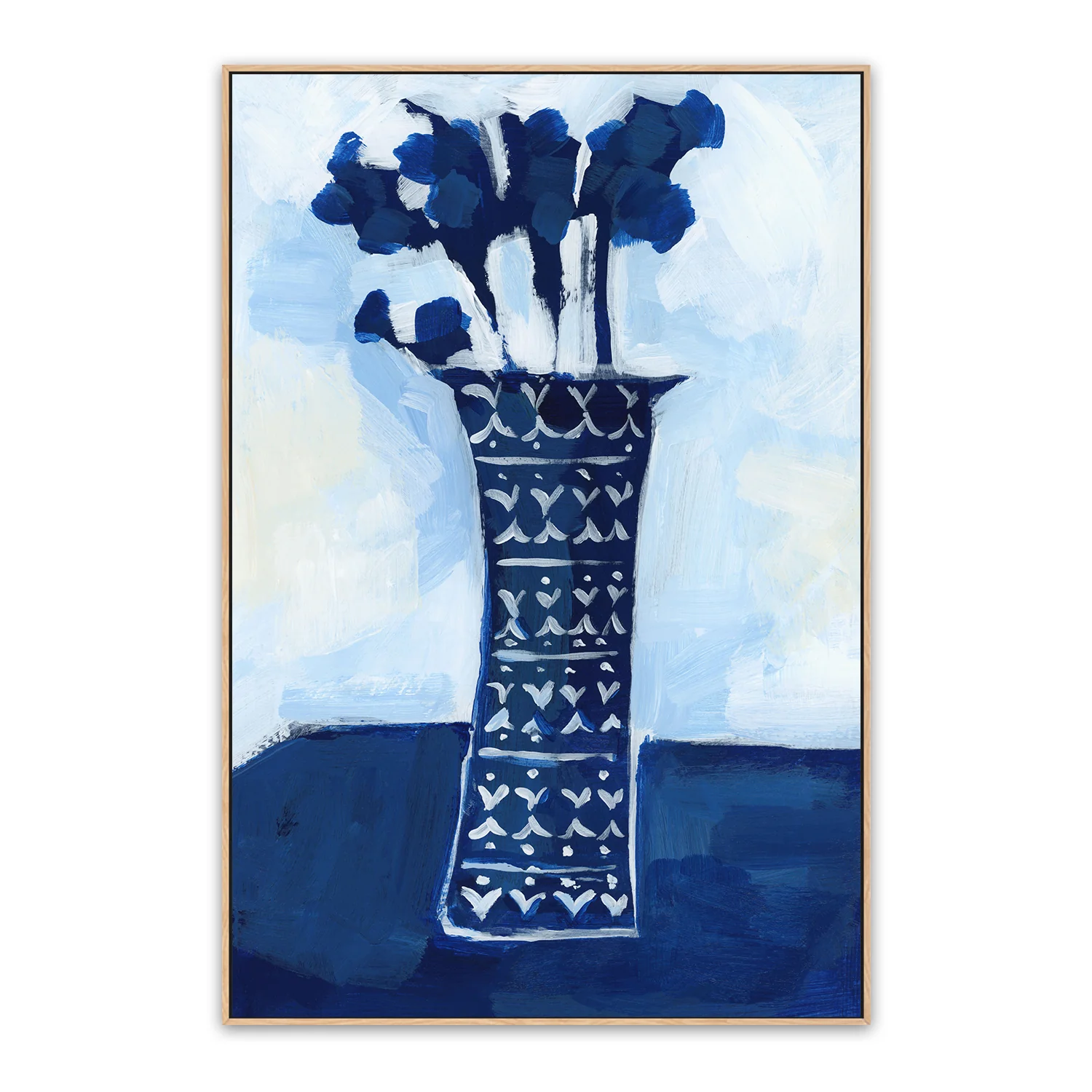 Blue & White Florals , Style B - Image 4