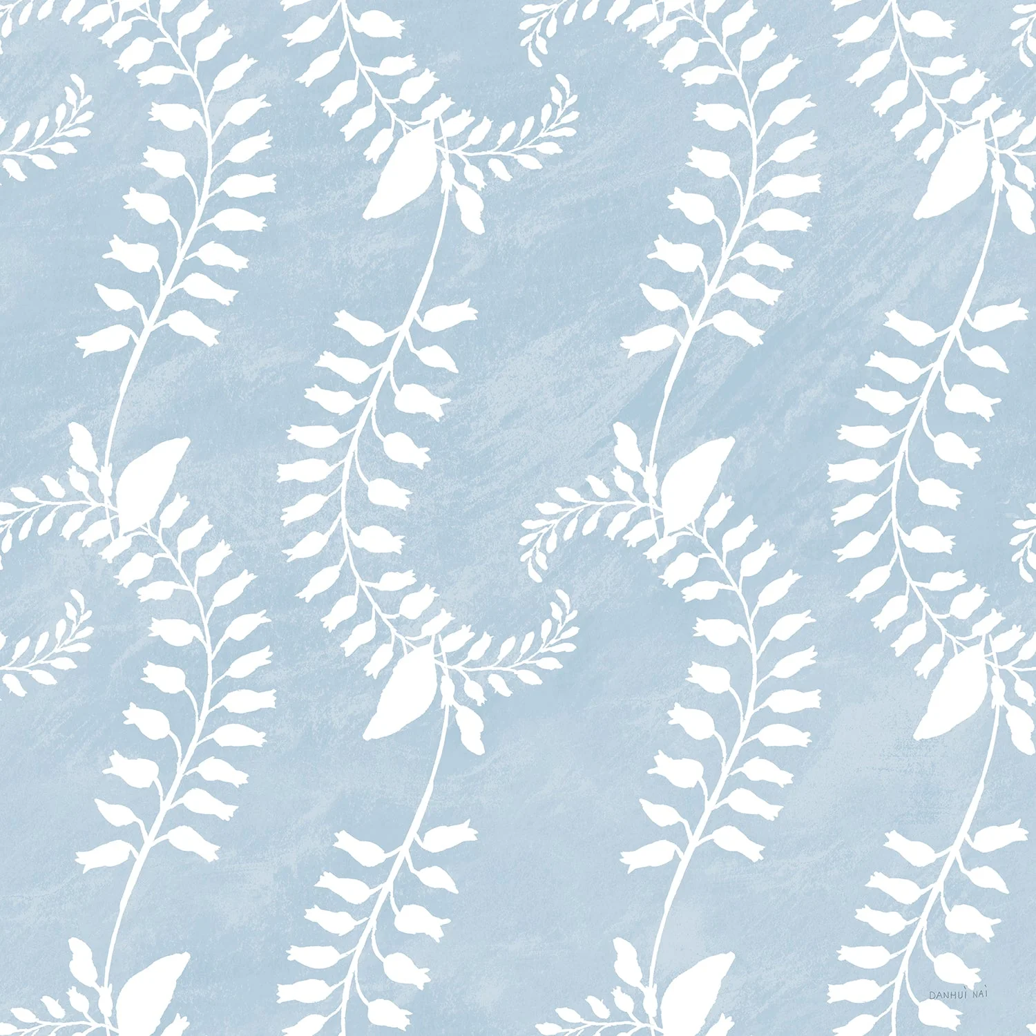 Blues of Summer Pattern Style A, Wallpaper