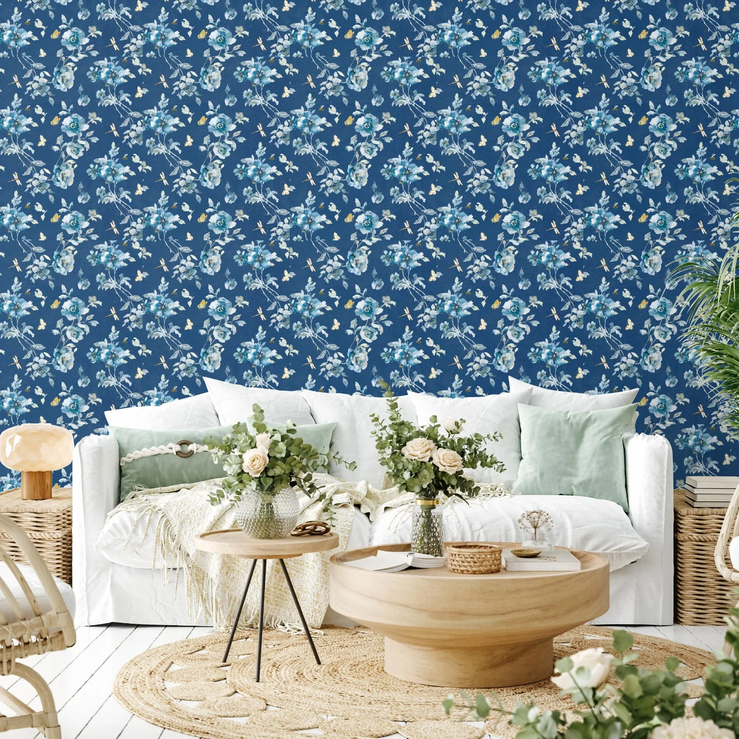 Blues of Summer Pattern Style B, Wallpaper - Image 2