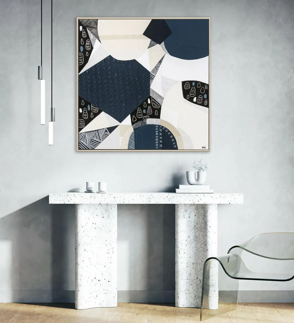 Bluestone Heritage 1, Original Hand-Painted Canvas By Ani Ipradjian