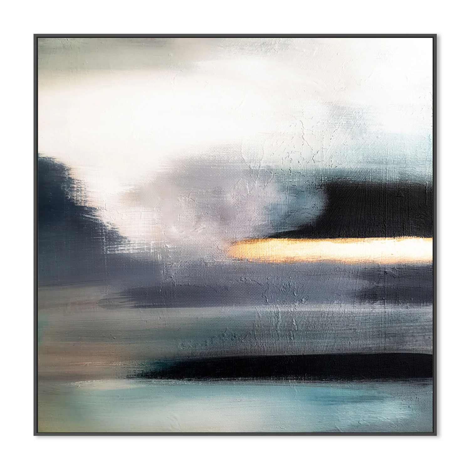 Blurry Night , Hand-Painted Canvas - Image 3