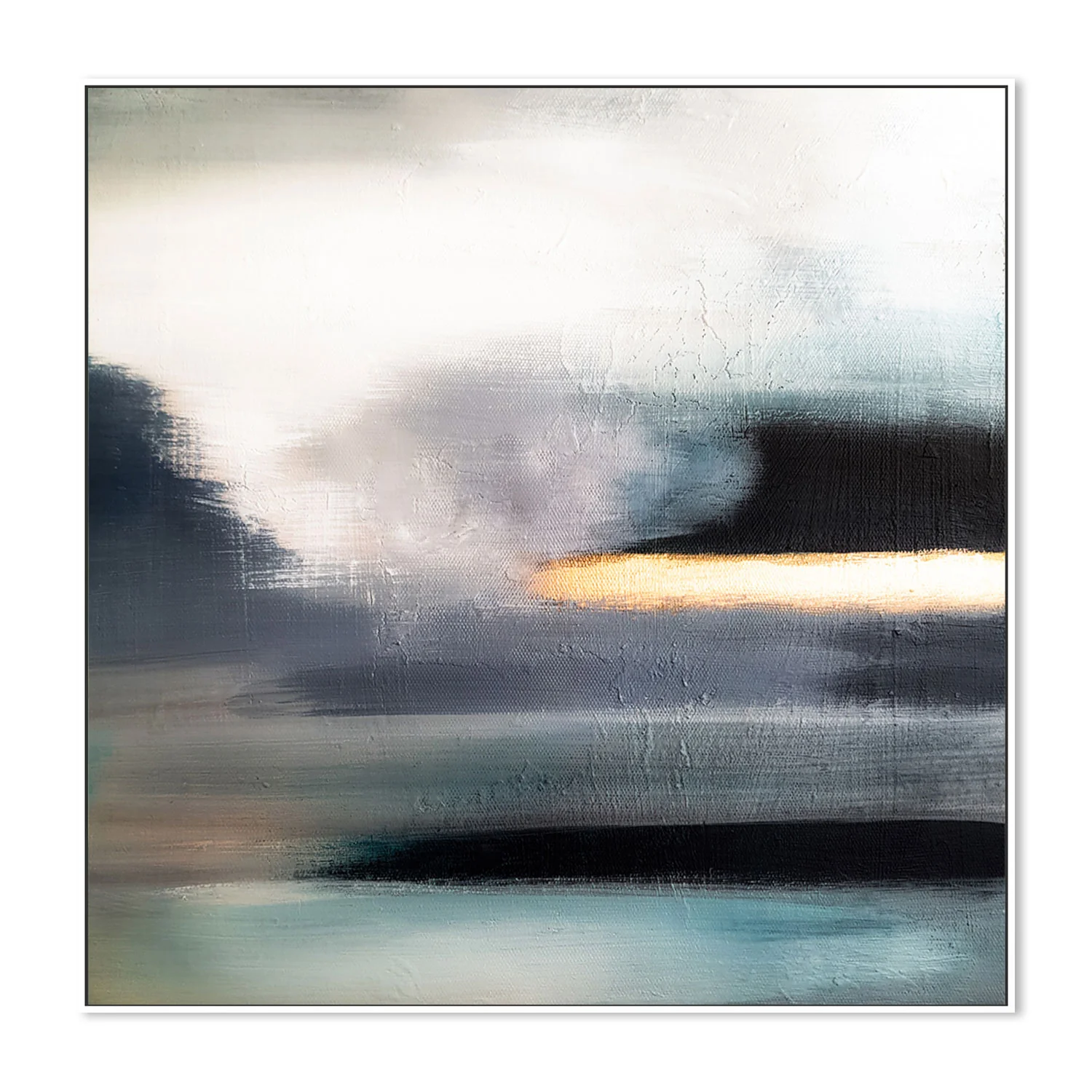 Blurry Night , Hand-Painted Canvas - Image 5