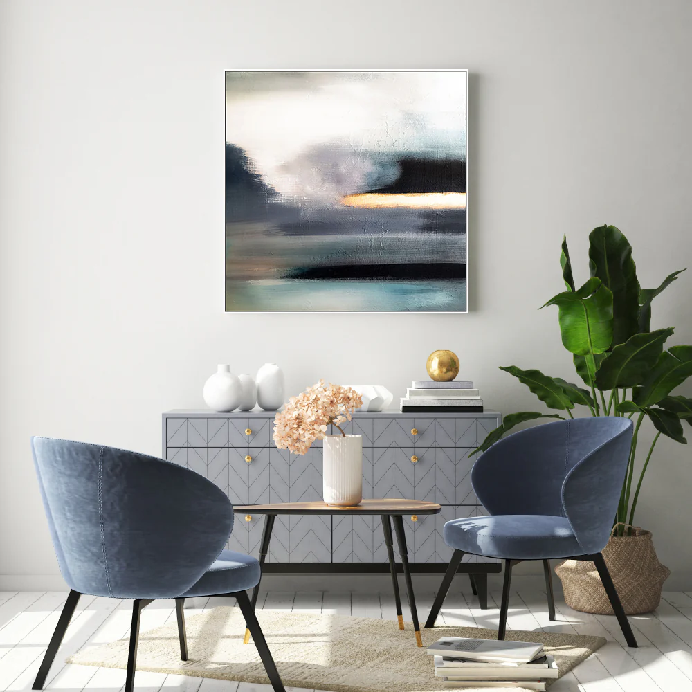 Blurry Night , Hand-Painted Canvas - Image 7