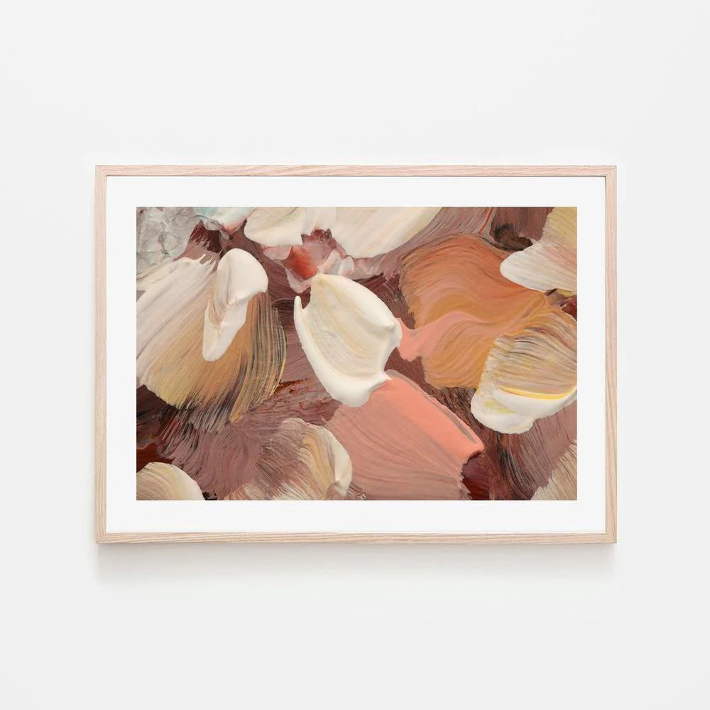 Blush Petals , Hand-painted Canvas - Image 6