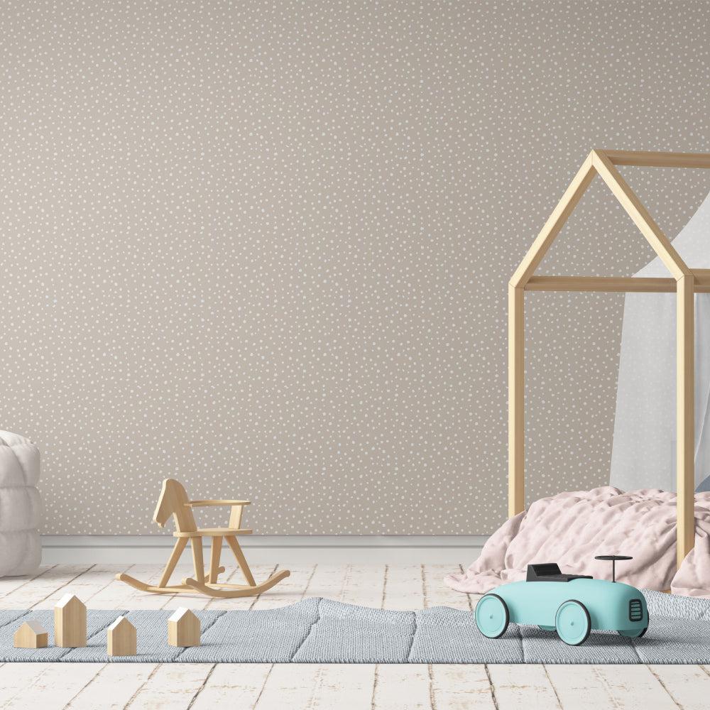 Blush Polka Dots  Wallpaper - Image 5