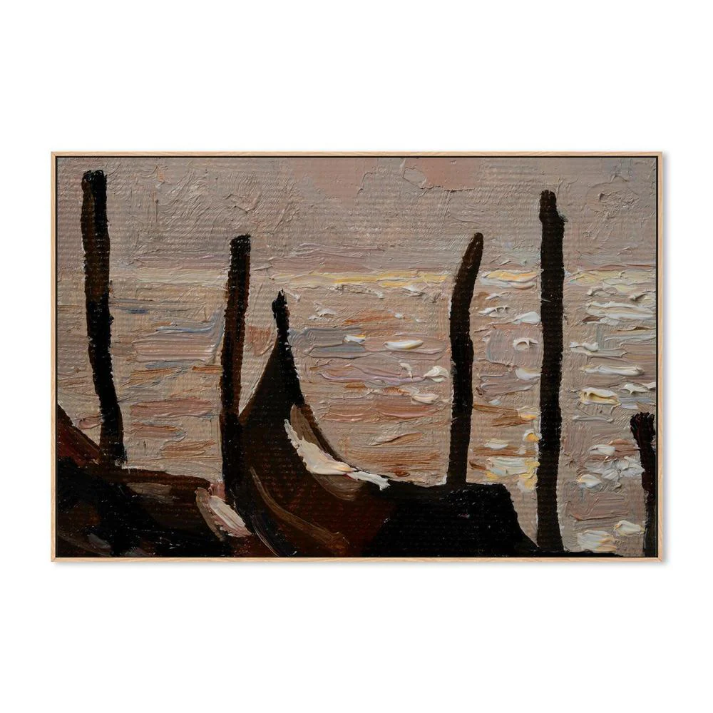 Boat Ride , Hand-painted Canvas - Image 4