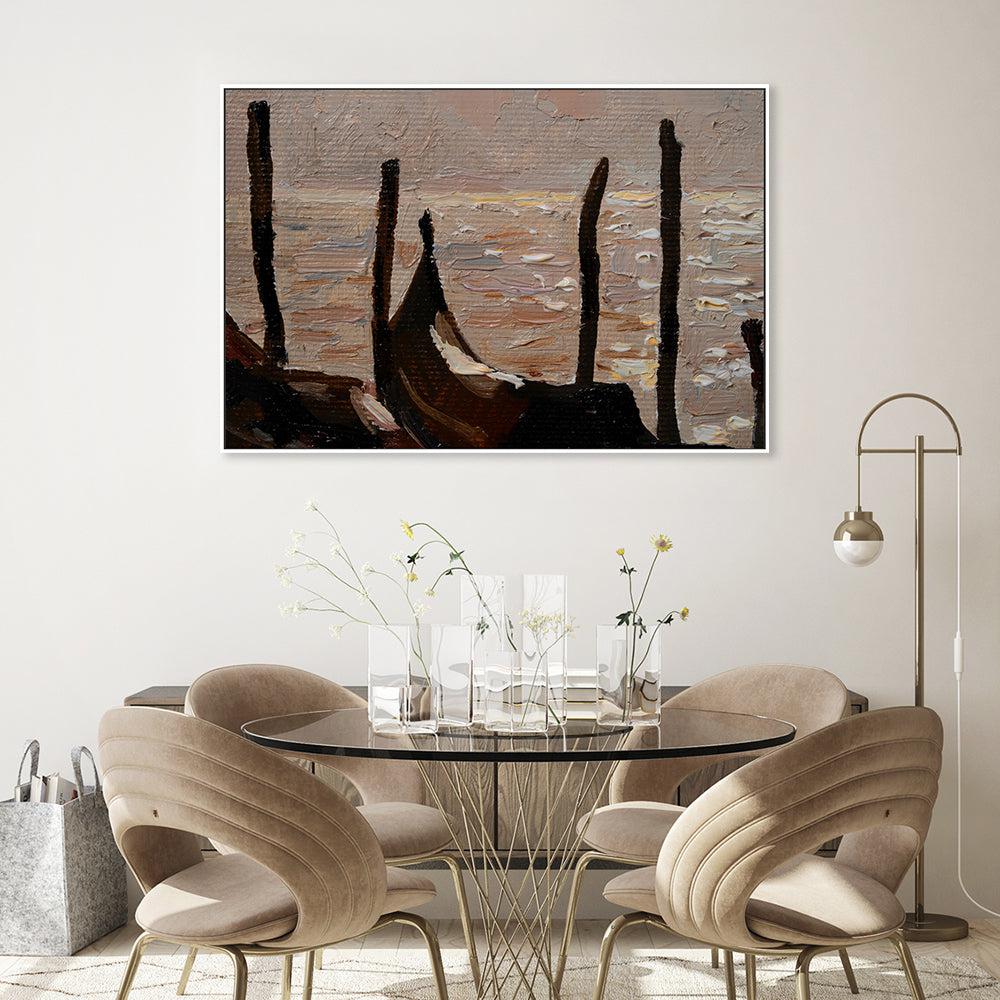 Boat Ride , Hand-painted Canvas - Image 7