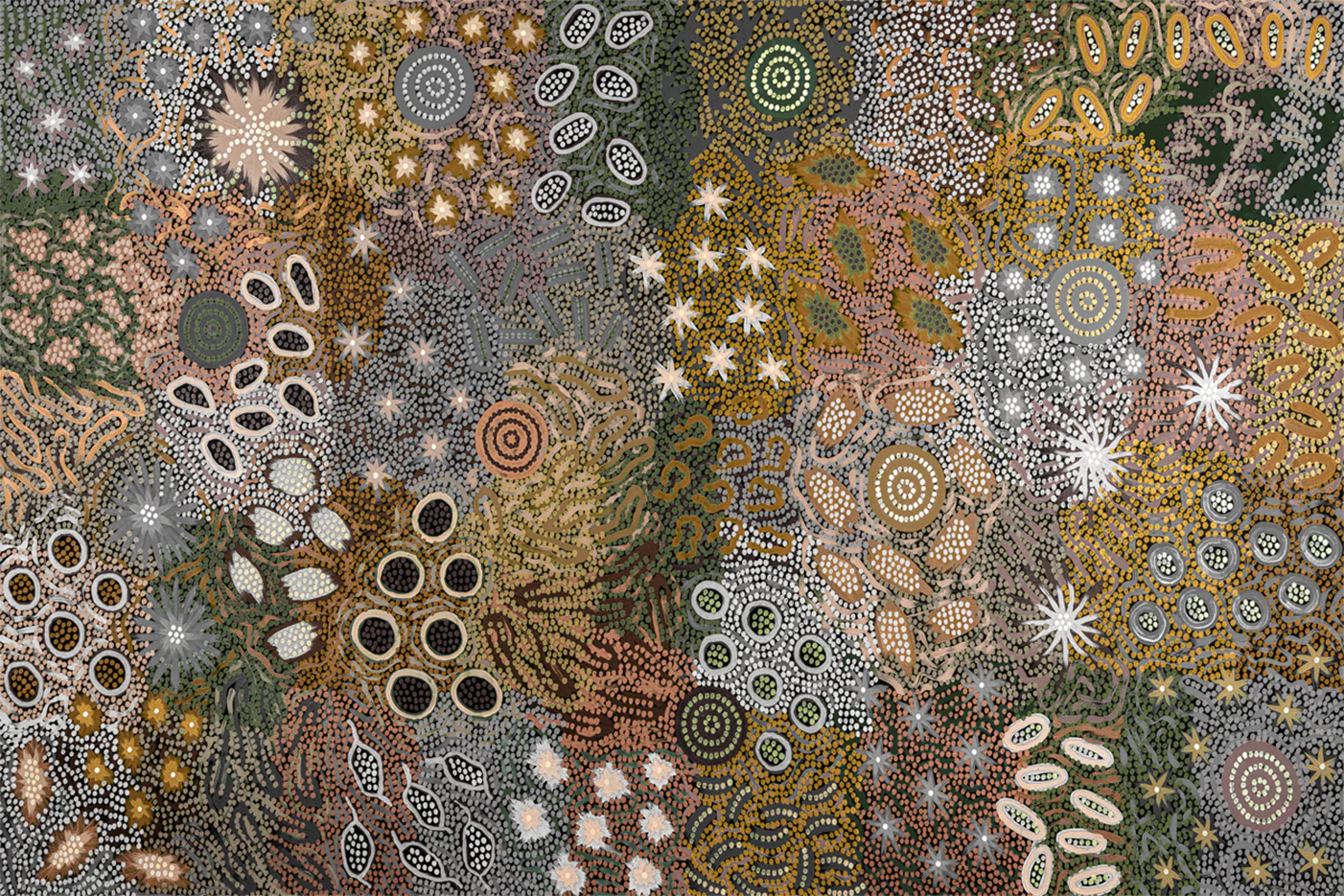 Body Painting Ceremony, Earthy Tones