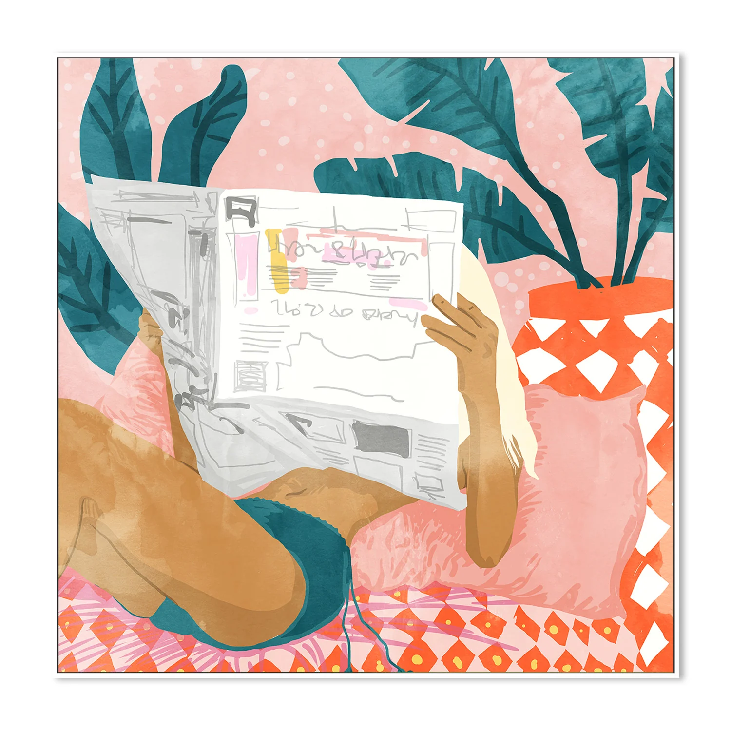 Bohemian Morning News Art Print - Image 5