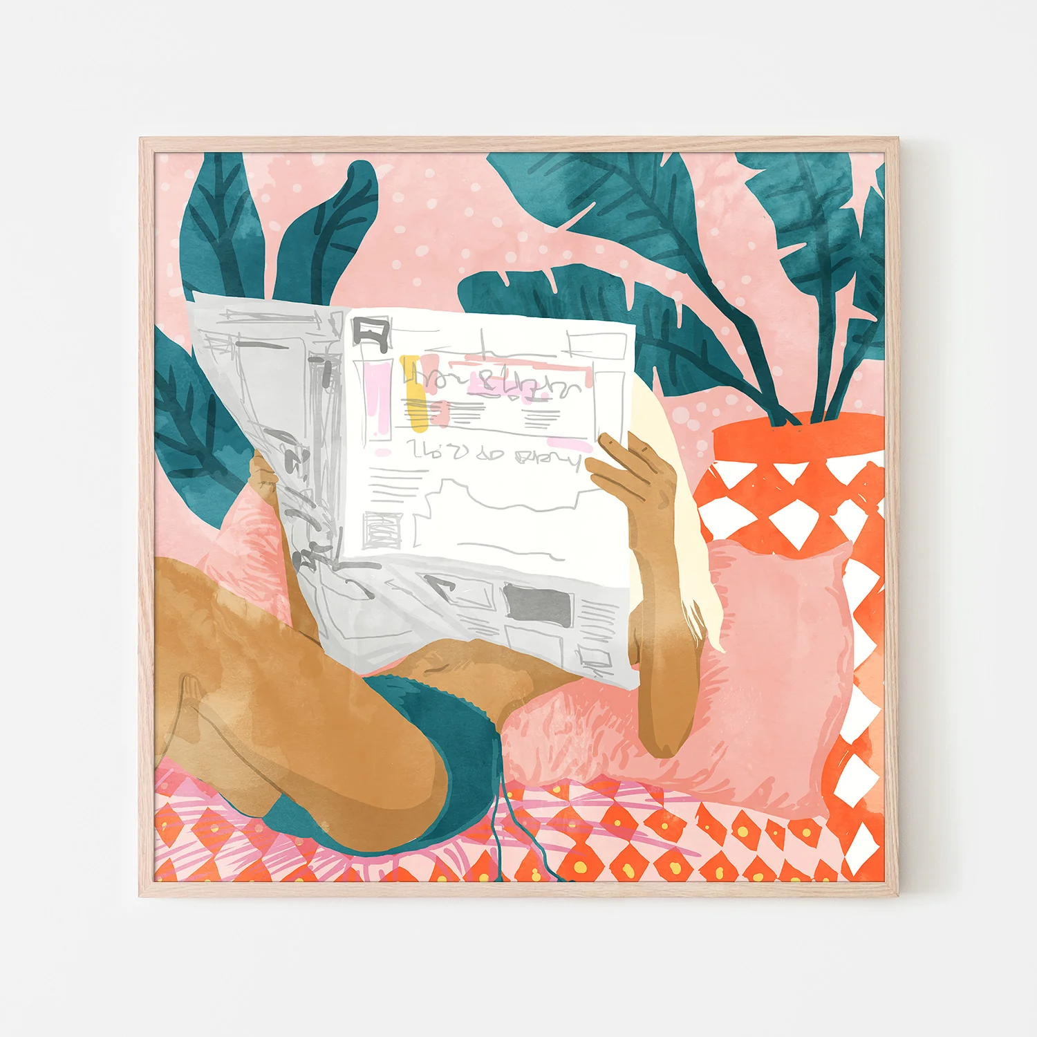 Bohemian Morning News Art Print - Image 6