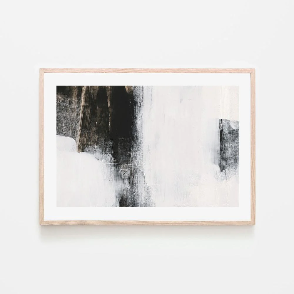 Bold Contrast, Hand-Painted Canvas - Image 6