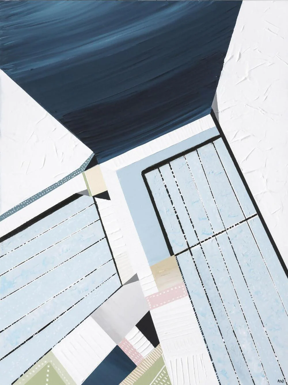 Bondi Icebergs 1, Original Hand-Painted Canvas By Ani Ipradjian - Image 8