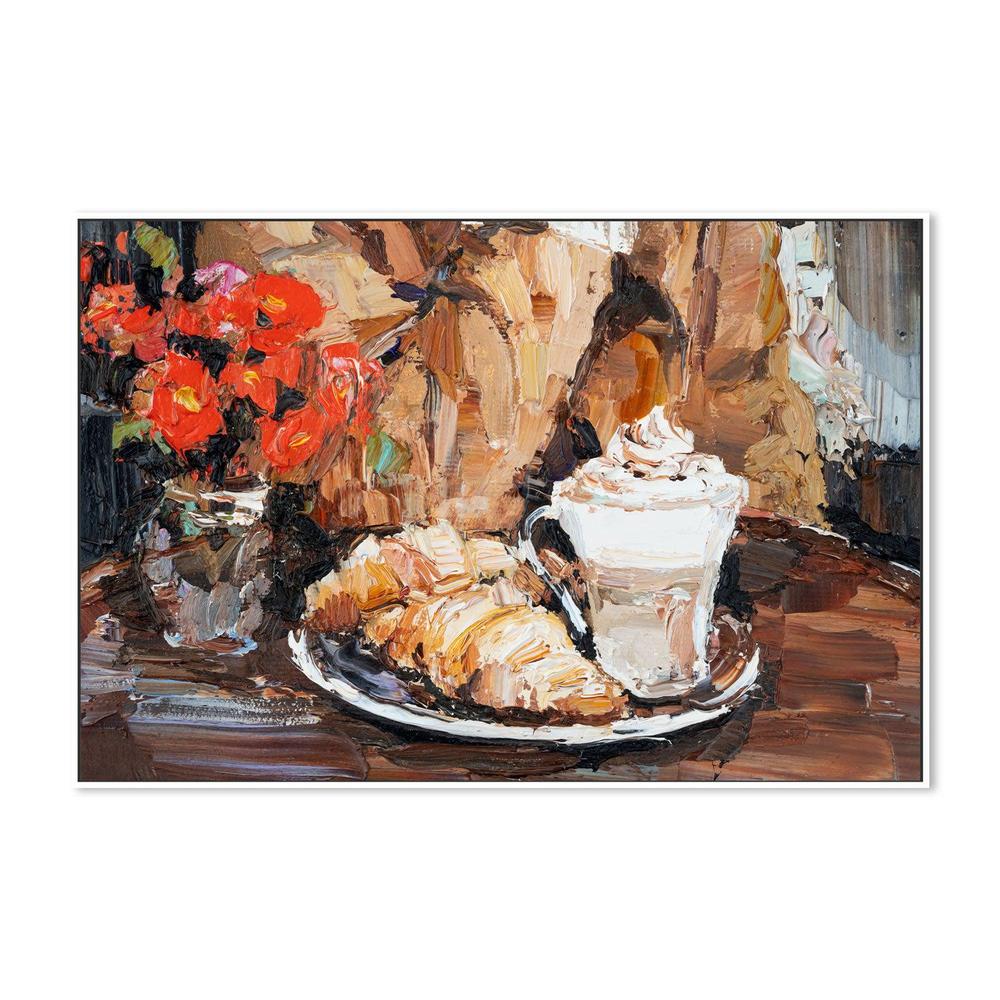 Breakfast Time , Hand-painted Canvas - Image 5