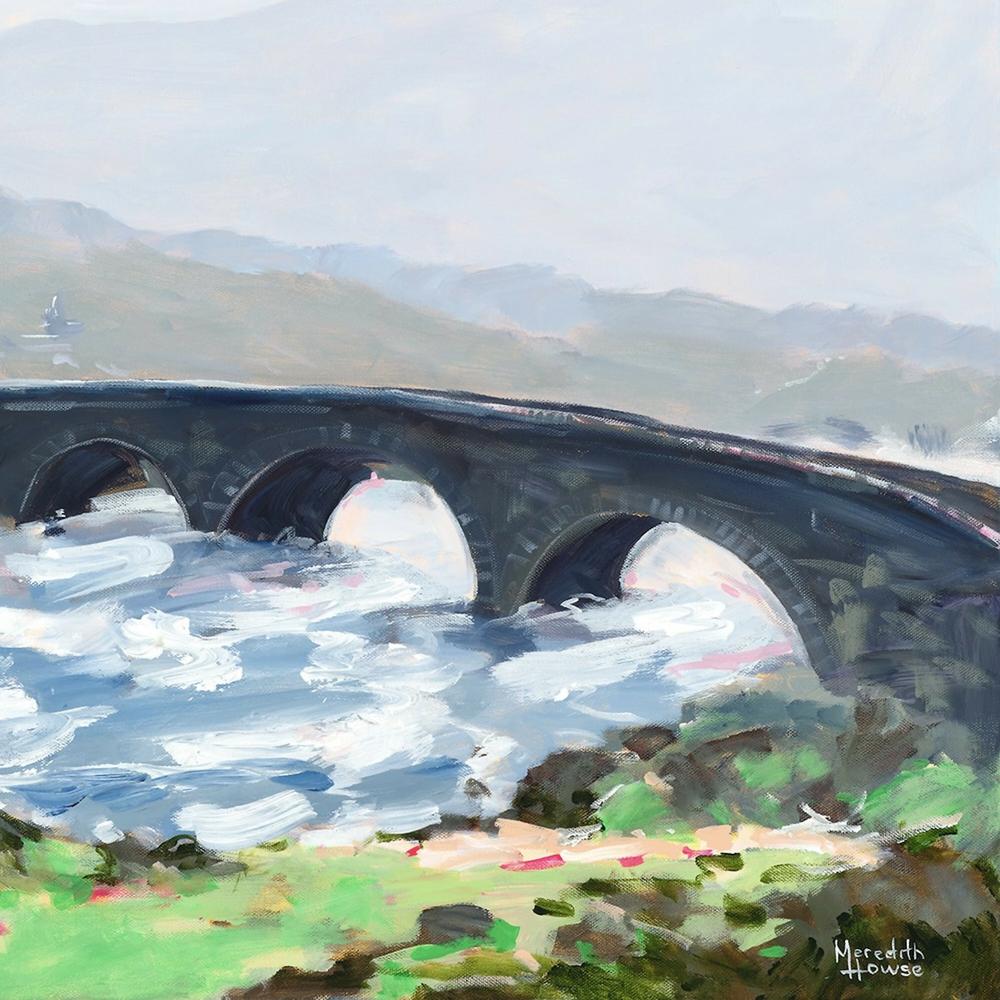 Bridge to Skye, Original Hand-Painted Canvas By Meredith Howse - Image 3