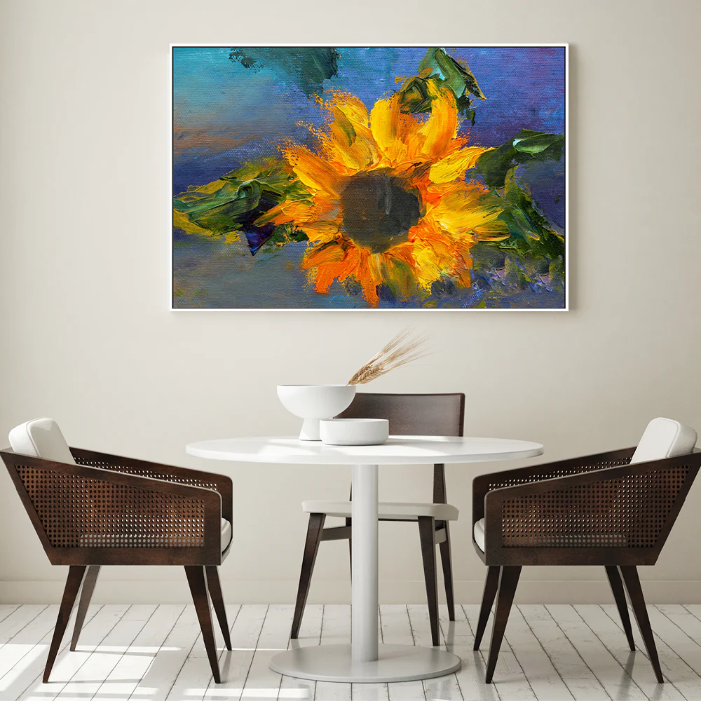 Bright Daisy, Style A, Hand-Painted Canvas - Image 2