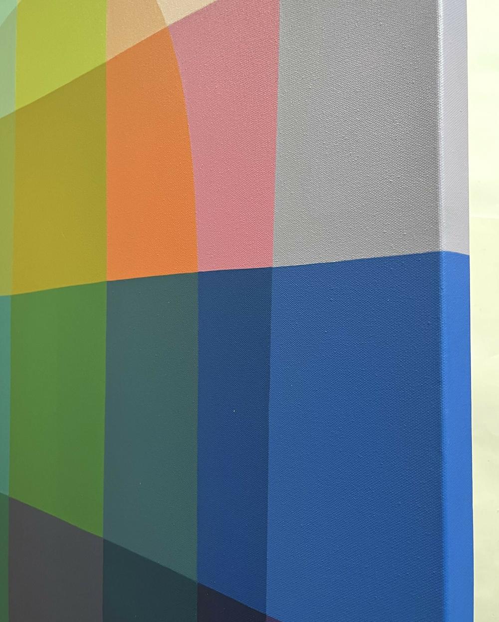 Bright Side, Original Hand-Painted Canvas by Charlotte De Pace - Image 5