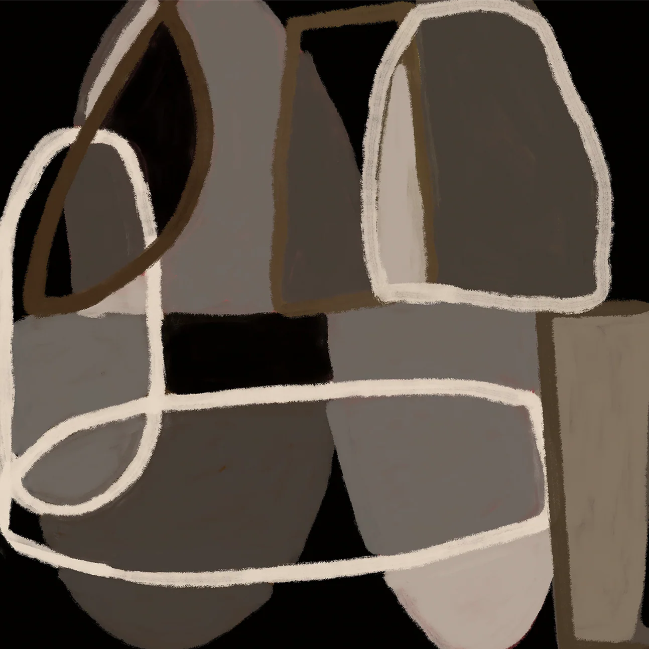 Brown Abstract, Style A