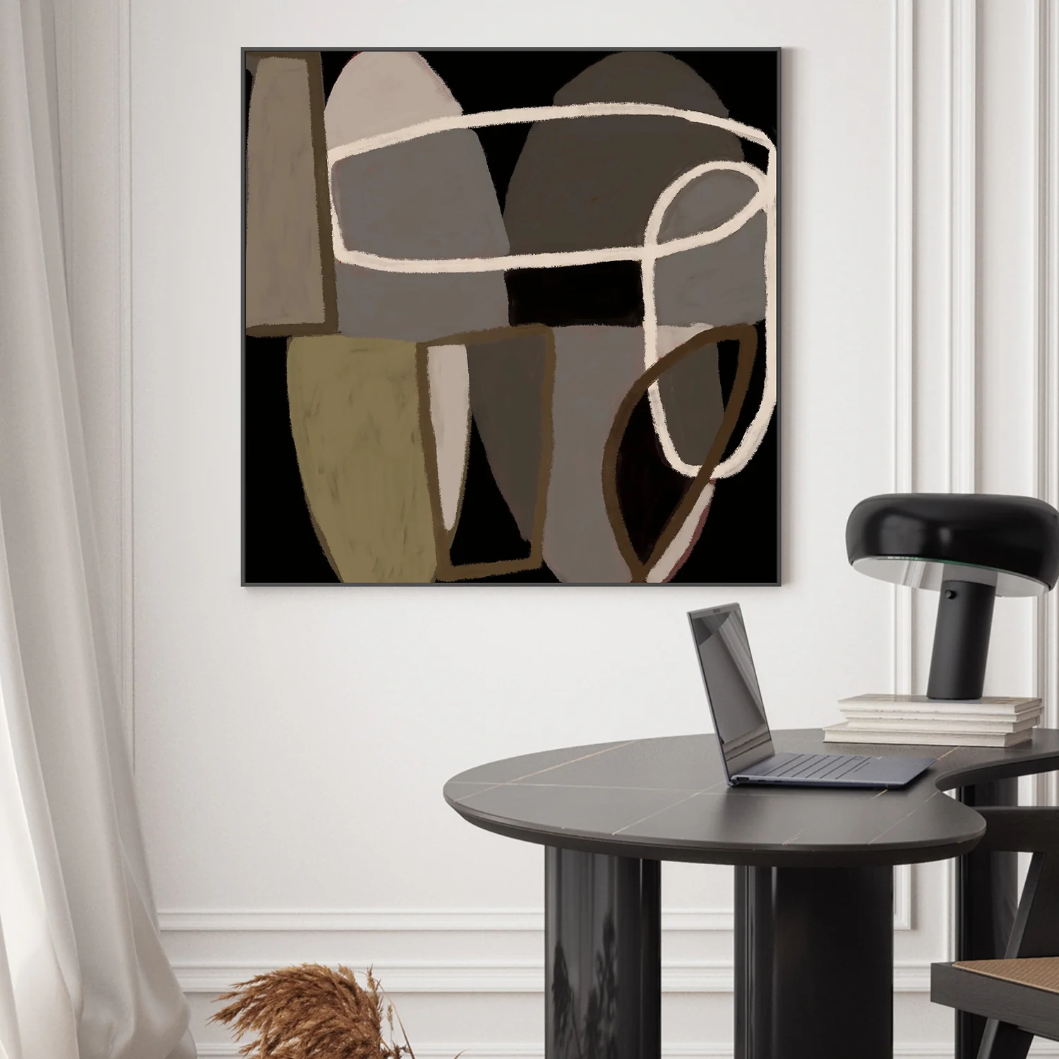 Brown Abstract, Style B - Image 2