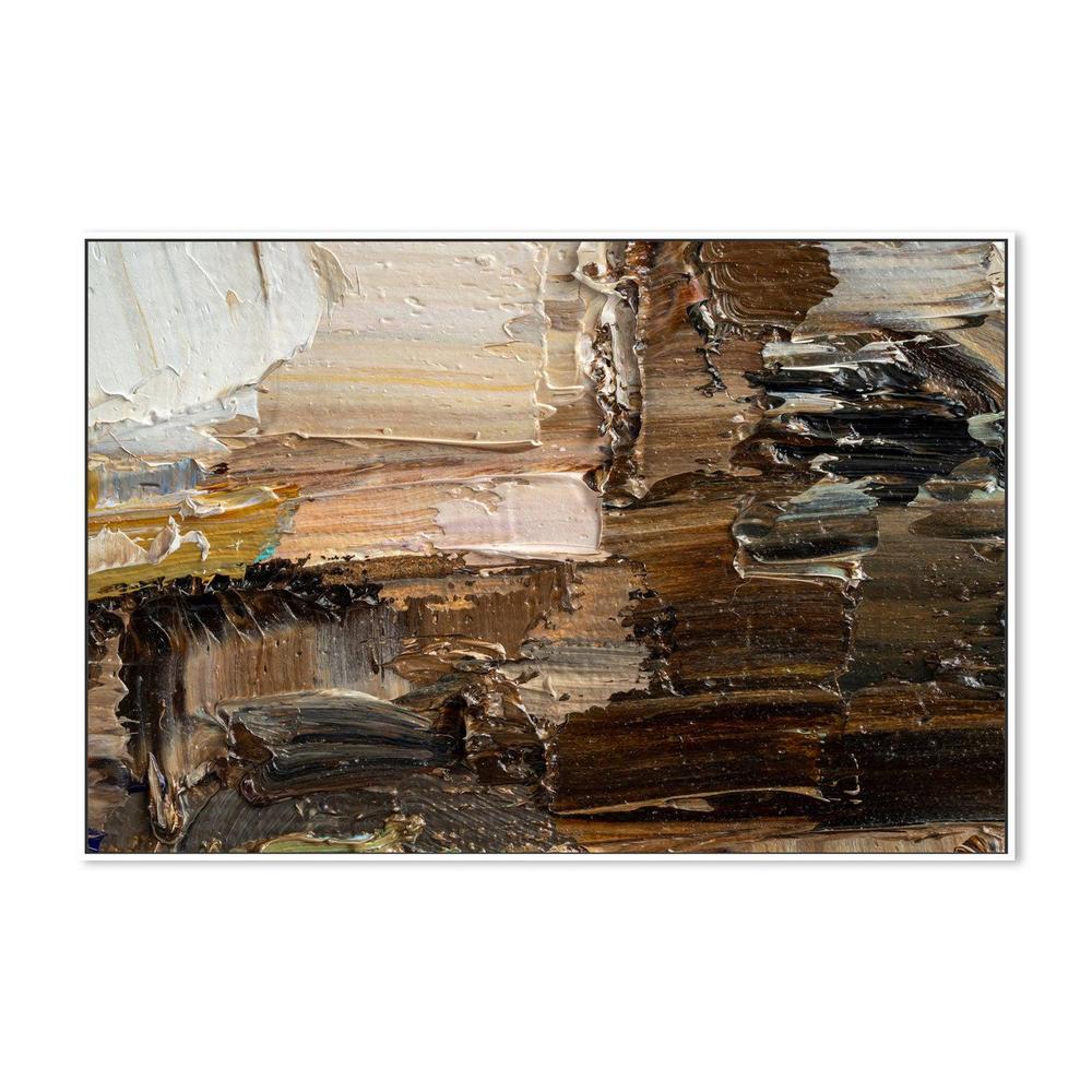 Brown Ambition , Hand-painted Canvas - Image 5