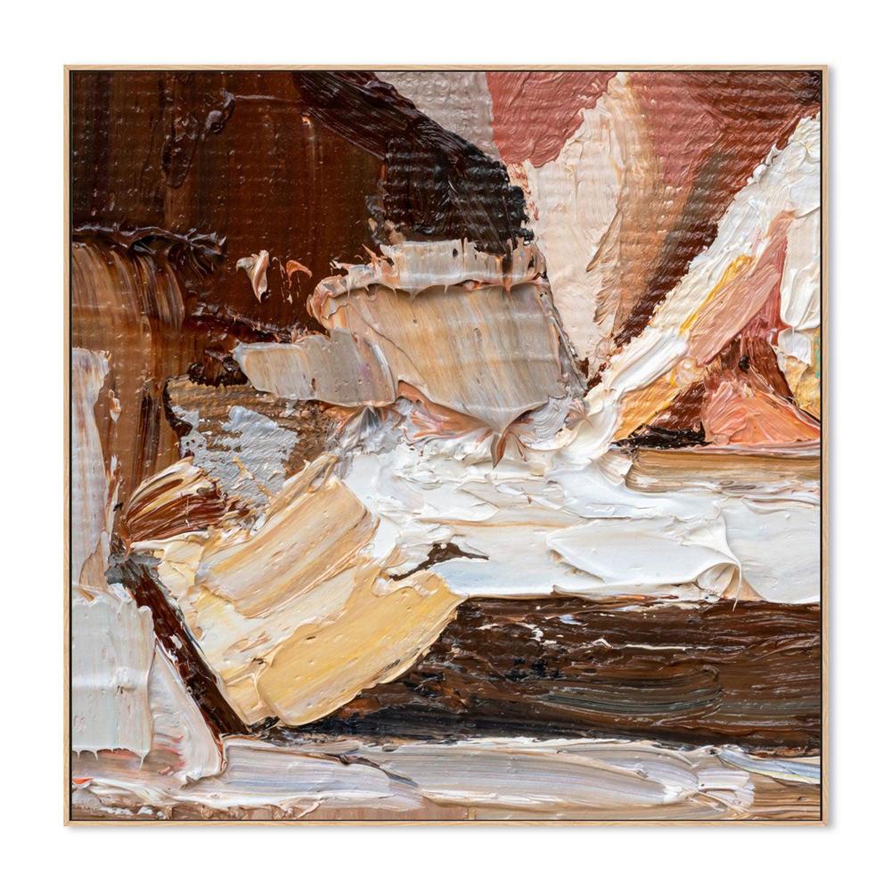Brown Overlay , Hand-painted Canvas - Image 4