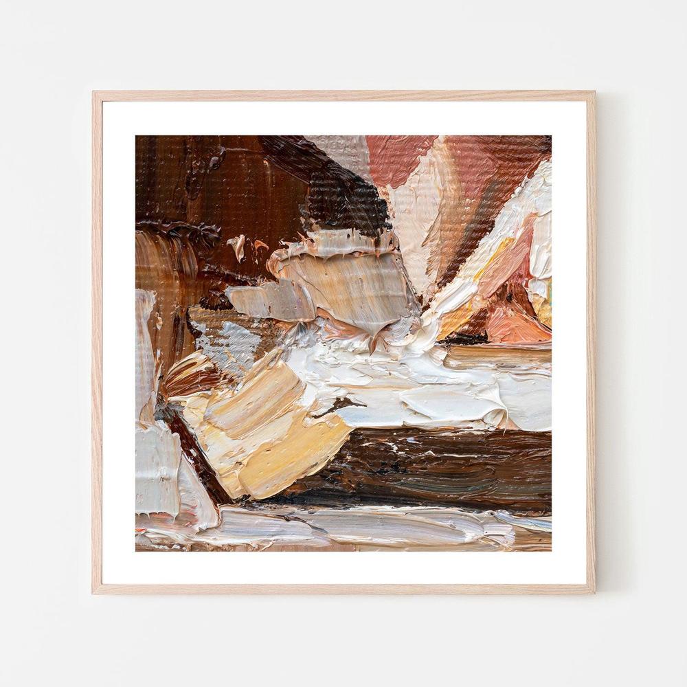 Brown Overlay , Hand-painted Canvas - Image 5