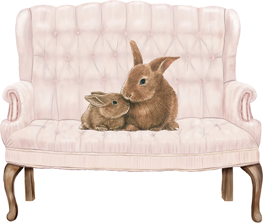 Bunnies On Couch