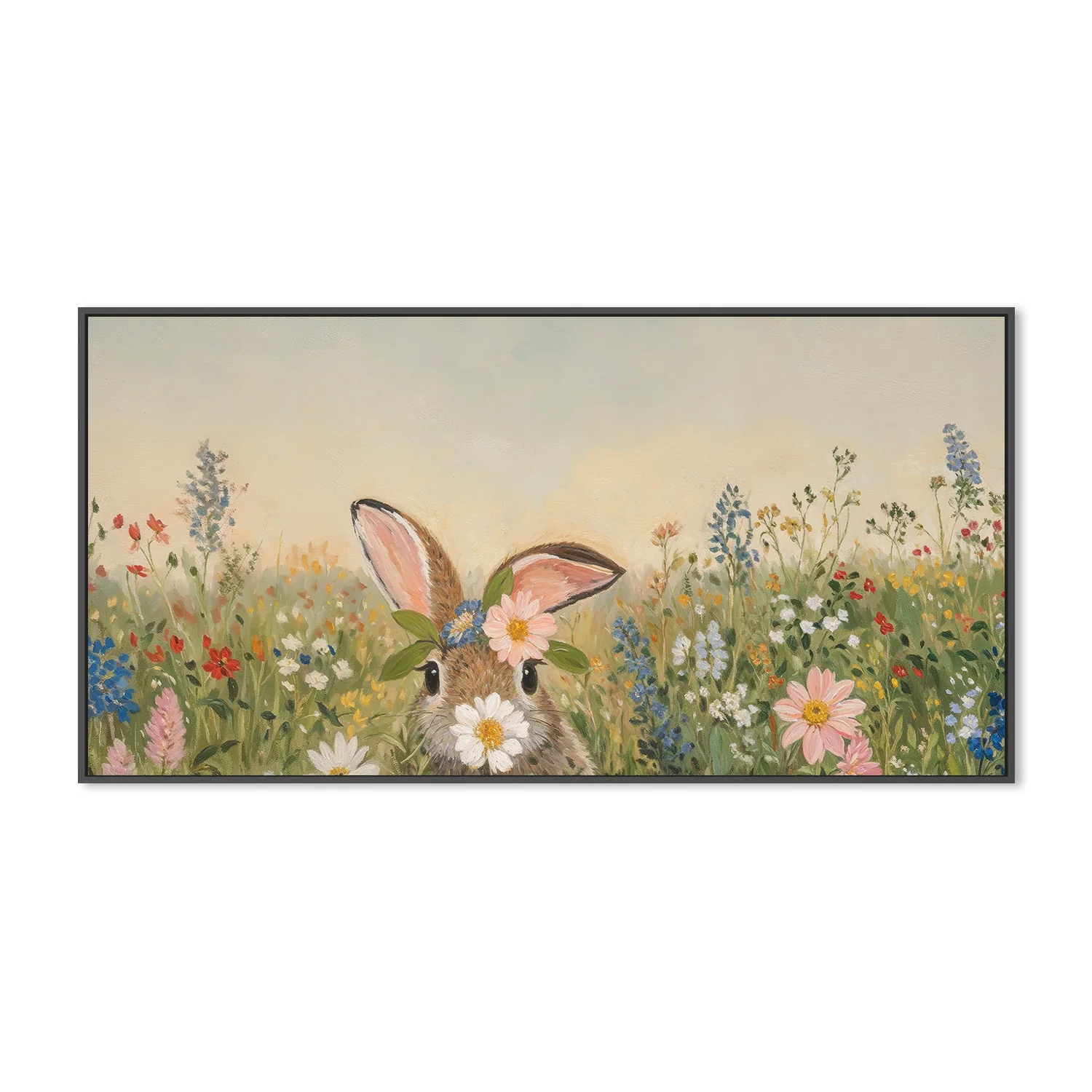 Bunny in Flowers, Style A - Image 3