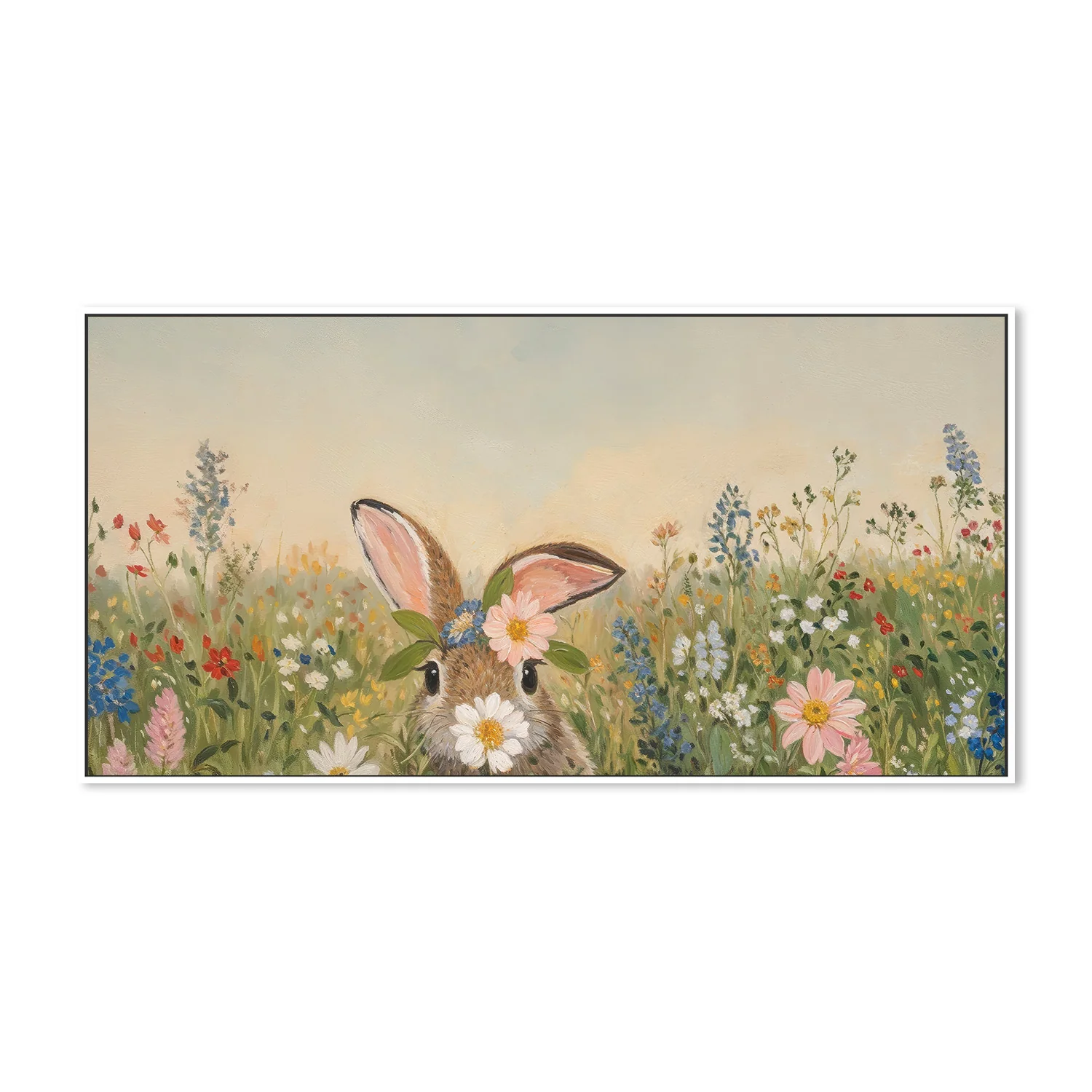 Bunny in Flowers, Style A - Image 5