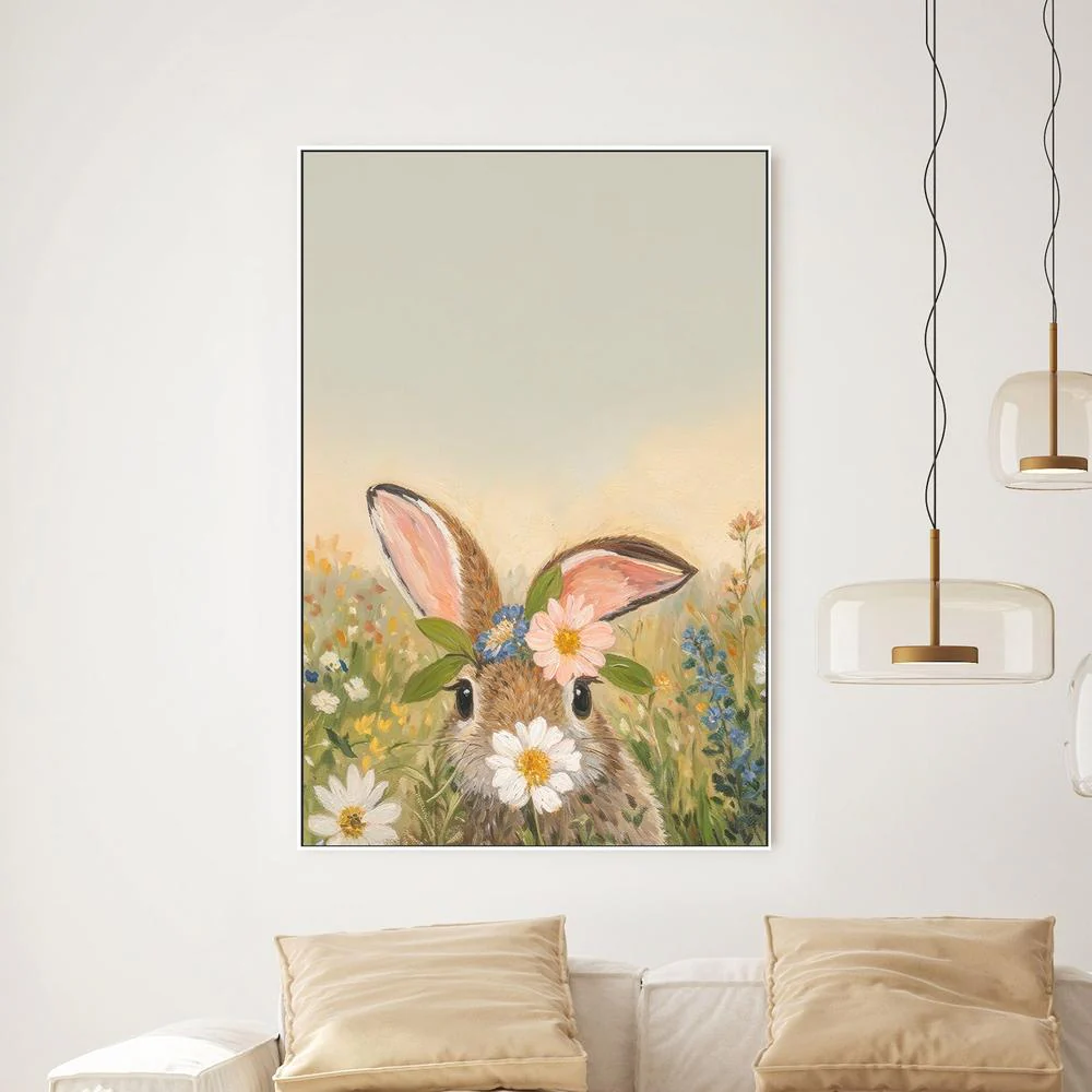 Bunny in Flowers, Style B - Image 2