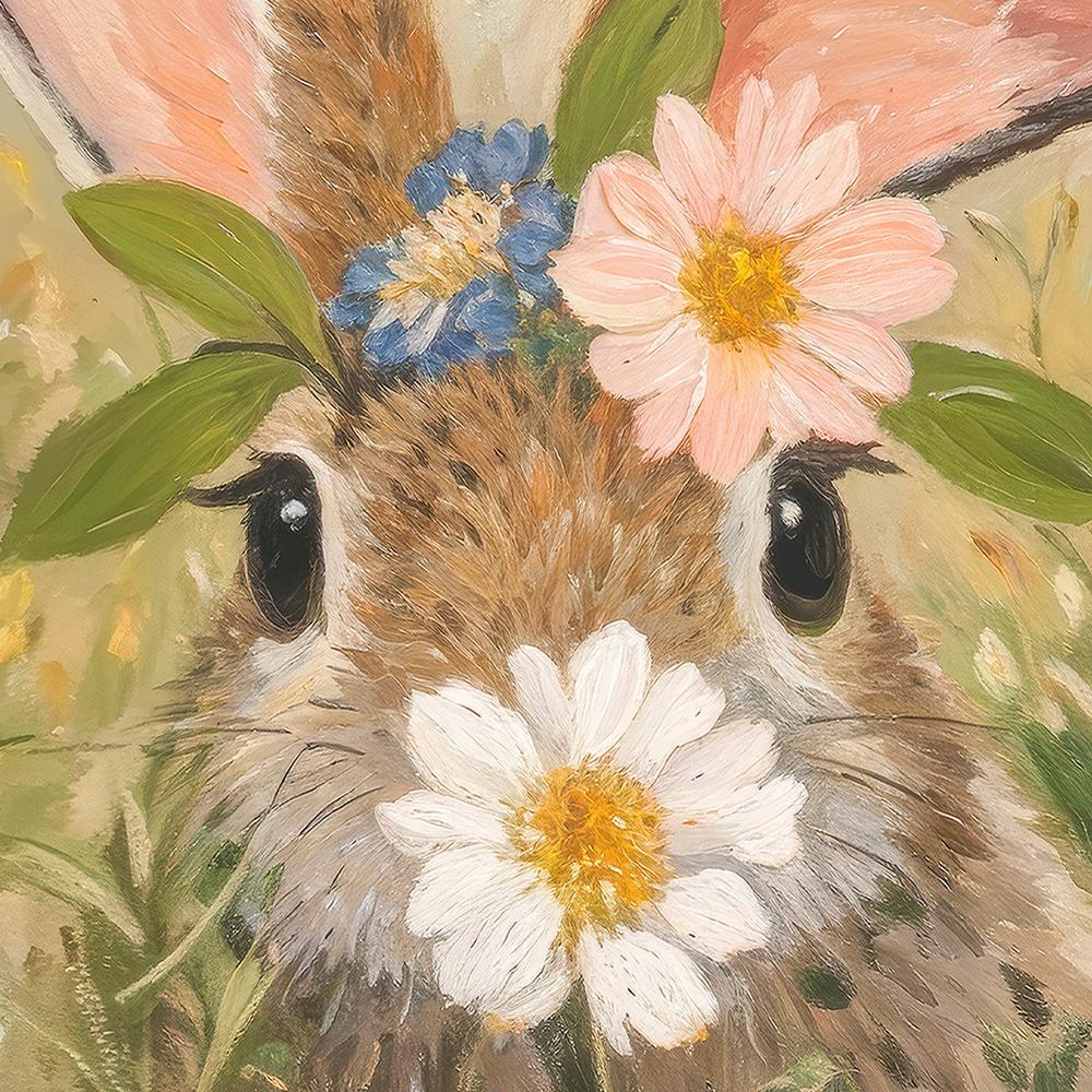 Bunny in Flowers, Style B - Image 8